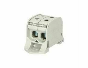 EL 1006015 Svorka univerzální RKA 50 DLG, 150A, 1pól. (4x vstup), AL/CU, šedá, na DIN/na panel (bal.