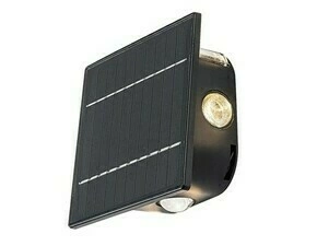 Solární svítidlo Emmen černá LED 0,5W RABALUX 77034