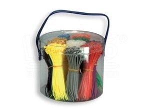 wpr386 WT-BOX-1000 vázací pásky WAPRO v praktickém balení, 1 sada = 1000 ks