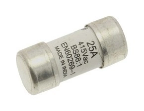 EATON SMD25 SMD25 Pojistka válcová (norma BS88) pro veřejné osvětlení, 415V AC, 25A, gG