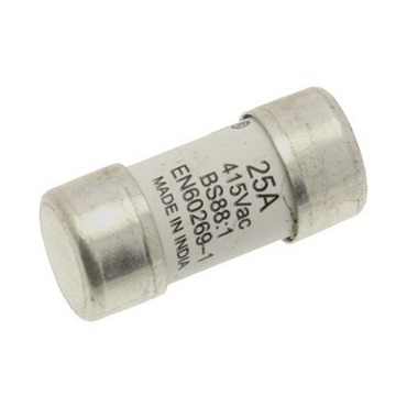 EATON SMD25 SMD25 Pojistka válcová (norma BS88) pro veřejné osvětlení, 415V AC, 25A, gG