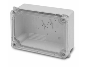 FAM Krabice AcquaBOX 3042 IP55 160x120x73mm průhledné víko, hladké boky