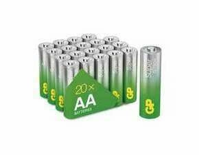 Baterie alkalická GP SUPER B0120L AA (LR6) 20SH