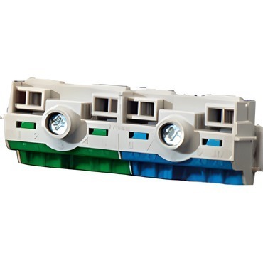 HEN KV FC 03 Svorkovnice PE+N, každá 1x 25mm2+ 4x 4mm2, provedení FIXCONNECT, pro skříně KV s 3 modu