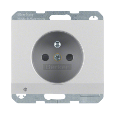 HAG 6765107003 Zásuvka se zemnicím kolíkem a LED orientační kontrolkou, 16 A, 250 V ~, šroubovací sv