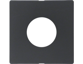HAG 11246086 Centrální díl pro tlačítko a kontrolku E10, Berker Q.x, antracit, sametová