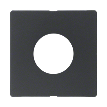HAG 11246086 Centrální díl pro tlačítko a kontrolku E10, Berker Q.x, antracit, sametová