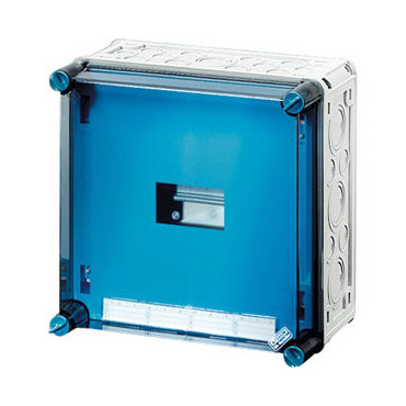 HEN Mi 1281 Jističová rozvodnice IP 65, prostor na 6 modulů v 1 řadě, se svorkovnicí PEN