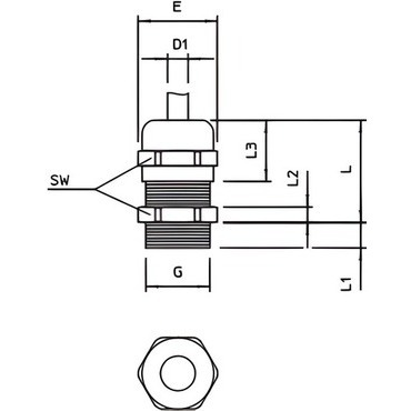 V-TEC PG7 MS Kabelová vývodka