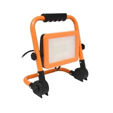 LED reflektor pracovní ECOPLANET podst., 30W, 4000K, 2100lm, IP44, oranž