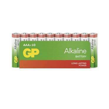 Baterie alkalická GP B0410G ALKALINE AAA (LR03) 10SH