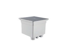 HLS HL POZ.20 Rozbočovací box na trubky do země včetně víka, vnější rozměr: 250x250mm, vnitřní rozmě