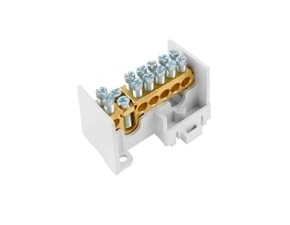 EL 1005194 Svorkovnice stoupací HAK/1/25P, nekrytá, 80A, 1pól., 1x25mm2 a 6x16mm2, na DIN (bal.10)