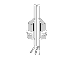 HEN EDK 16 Násuvná kabelová vývodka k instalaci do vnitřních prostor, IP 65, v balení 5ks