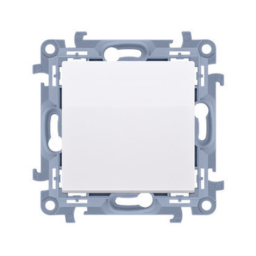 SIMON CW7.01/X/11 Přepínač křížový, řazení 7, (strojek s krytem) 10AX, 250V~, šroubové svorky, Bílá
