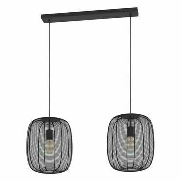 Svítidlo závěsné EGLO HL 2 E27 SCHWARZ RINROE