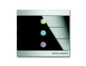 Ovladač trojnásobný ABB KNX priON 2CKA006310A0124, černé sklo, 6342-866-101-501