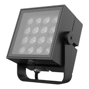 LED reflektor LEDVANCE AR FLO SQ V 36W 830 SYM10 BK ON