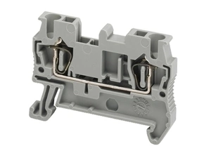 SCHN NSYTRR22 Pružinová svorka, 2 body, 2,5mm2 šedá (obj. mn. 50ks)