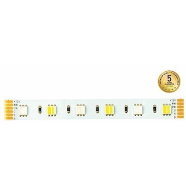 Pásek LED GREENLUX RGB+ 60LED/12W/m IP20 5m (*5m=1ks), nastavitelná bílá teplota