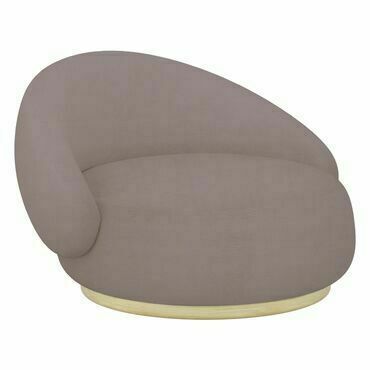 Lounge křeslo hnědá MARKHRAM EGLO