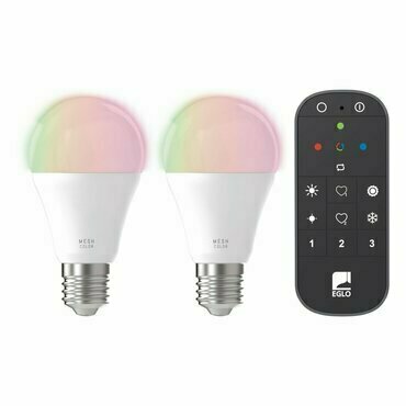 EGLO SET 2XLM-ZIG-RGB/CCT E27 A60 9W OPAL+FB