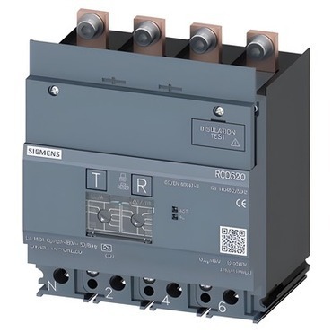 Chráničový modul 3VA9114-0RL20 3VA9114-0RL20, provedení RCD520, typ A, Ue AC 127 ÷ 480 V / AC 100 ÷