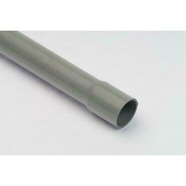 MALPRO PT75020/2/S Pevná trubka PVC 750N, průměr 20mm, délka 2m, tmavě šedá