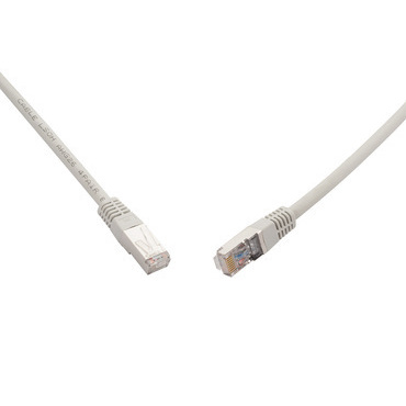 Patch kabel SOLARIX C6A-315GY-20 mB, CAT6A, SFTP, LSOH, 10G, non-snag-proof, 20 m, šedá
