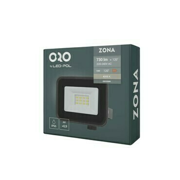 LED reflektor LED-POL Zona LED 10W neutrální bílá B