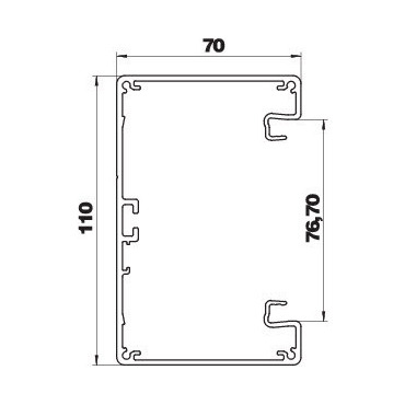 GA-S70110RW Kanál pro vestavbu přístrojů