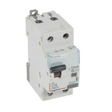 Chránič kombinovaný LEGRAND 410995 DX3 KOMB. 1+N C16 10MA AC 6KA