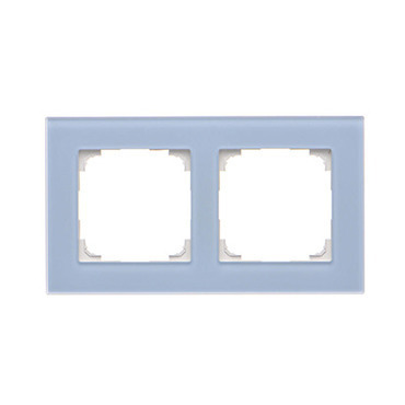 SIMON TRN2/180 Rámeček 2 násobný, skleněný bílá