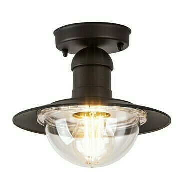 Venkovní stropní svítidlo Oslo černá E27 1×60W RABALUX 8716