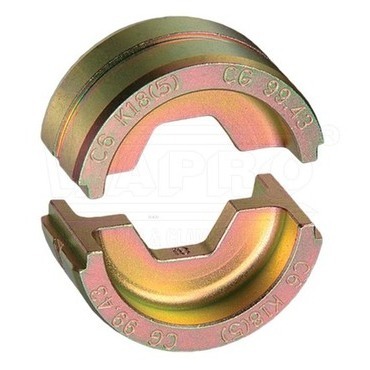 wpr10342 312-D-CUD-185 Lisovací čelisti "Delta Line", šestihranné, KZ25 podle DIN pro Cu: 185 mm2