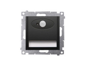 LED osvětlení SIMON DOSC14B.01/49, s pohybovým senzorem, 14 V, černá matná metalizovaná