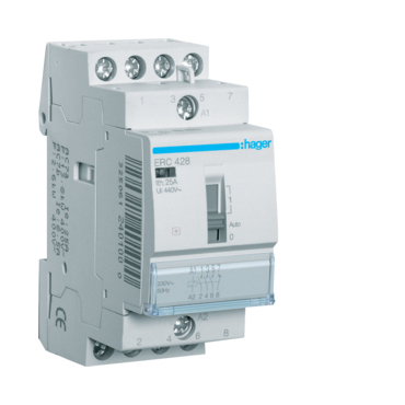 HAG ERC428 Stykač 25A, 3S+1R, 230V AC