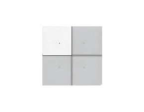 Kryt SIMON 55 TKE4x/111, pro elektronické spínače a ovladače, 1/4násobný, bílá matná