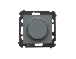 SIMON TES9L.01/116 Stmívač pro stmívatelné LED, otočné, tlačítkové spínání, jednoobvod, 2-200W,230V~