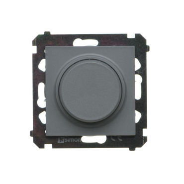 SIMON TES9L.01/116 Stmívač pro stmívatelné LED, otočné, tlačítkové spínání, jednoobvod, 2-200W,230V~