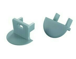 Koncovka profilu GREENLUX EC-PROFIL AXIN SKY BLUE WITH HOLE  (12-1557-00)