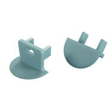 Koncovka profilu GREENLUX EC-PROFIL AXIN SKY BLUE WITH HOLE  (12-1557-00)