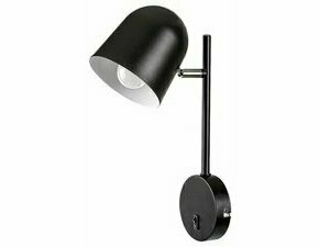 Svítidlo nástěnné RABALUX 5242 EGON matná černá E14 1x MAX 40W