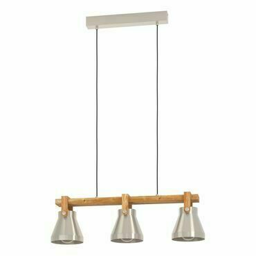 Svítidlo závěsné EGLO HL 3 E27 STAHL-MATT RUSTIKAL CAWTON