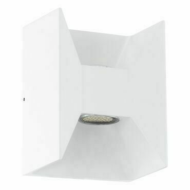 Svítidlo venkovní EGLO AL-LED-WL 2 WEISS MORINO, nástěnné