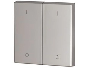 EATON 147595 CWIZ-02/13 Kryt RF tlačítka 2x1/2 55x55mm 1-0, Stříbrná, matná