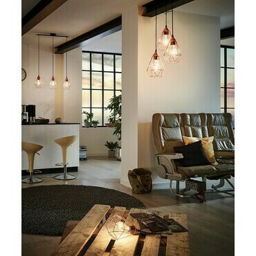 Svítidlo závěsné EGLO HL 3 E27 L-790 KUPFERFARBEN TARBES