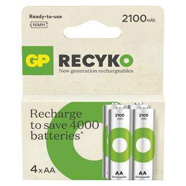 Baterie nabíjecí GP ReCyko B25214 2100 AA (HR6) 4PP