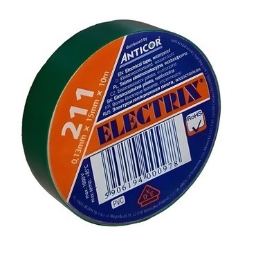 ANT204 Elektroizolační páska 211 PVC/15x10x0,13/zelená