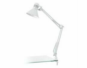 Svítidlo stolní EGLO TL-KLEMMLEUCHTE 1 WEISS-GLZ WEISSFIRMO